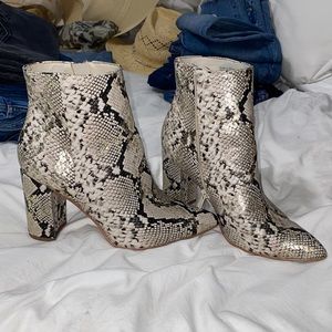Aldo Snakeskin Boots